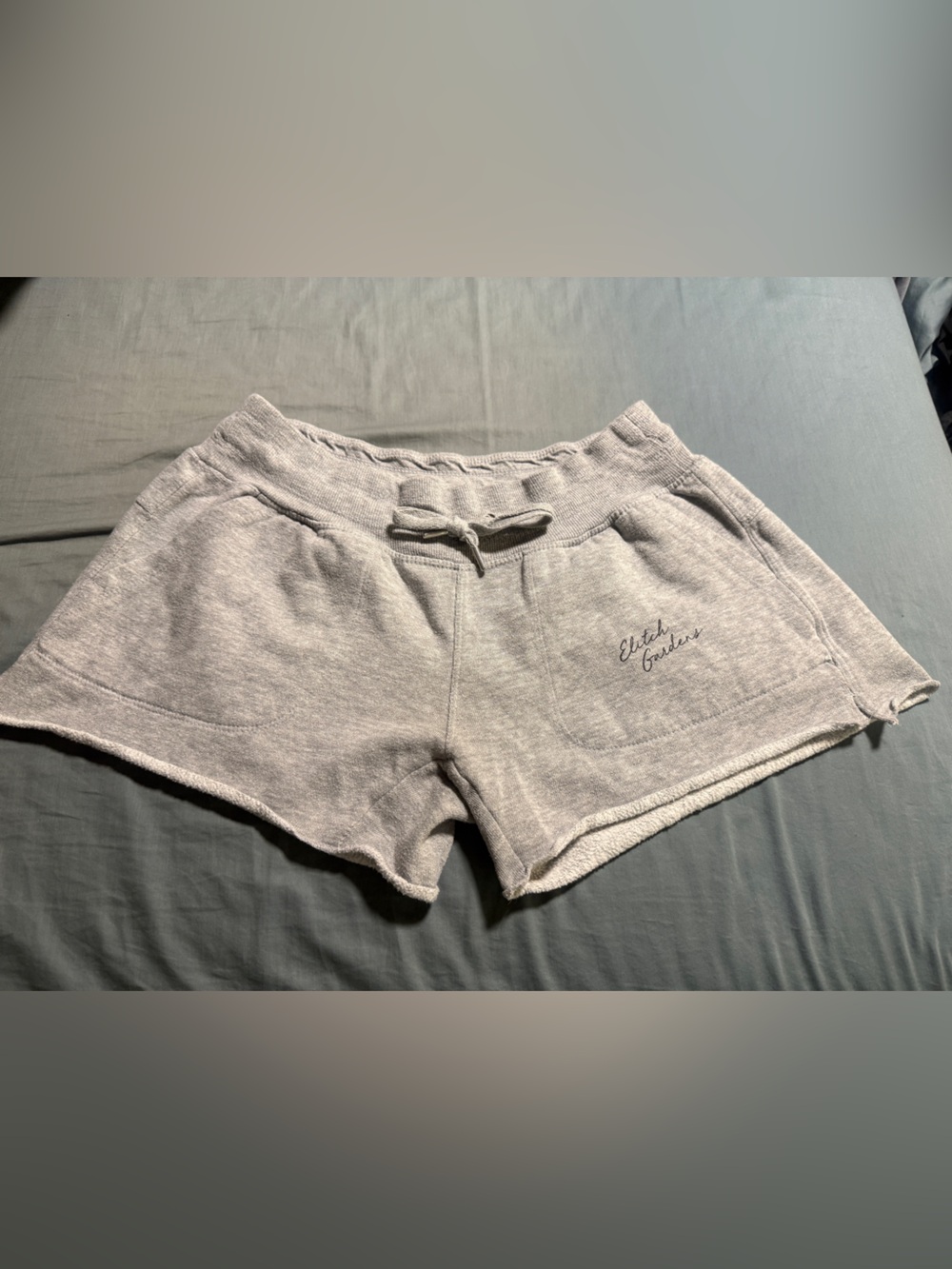 MV Sport Elitch Gardens Gray Athletic Drawstring Shorts